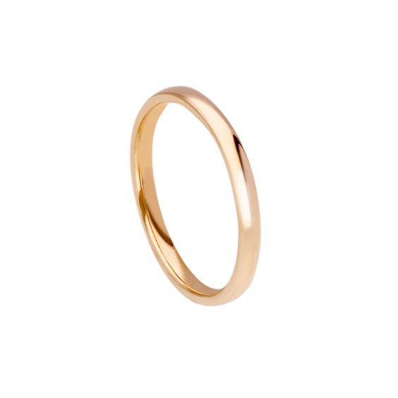 Anello Gioielleria Dossena  Fedi nuziali in Oro FCU025RR COMODA LIGHT - FCU025RR COMODA LIGHT